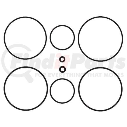 Global Parts Distributors 1711510 A/C Compressor Gasket Kit gpd HVAC Switch 1711510