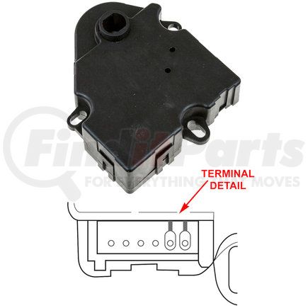 1712064 by GLOBAL PARTS DISTRIBUTORS - gpd HVAC Actuator 1712064