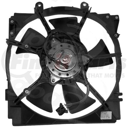 Global Parts Distributors 2811244 Engine Cooling Fan Assembly gpd Electric Cooling Fan 2811244