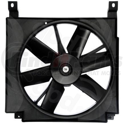 Global Parts Distributors 2811466 Engine Cooling Fan Assembly gpd Electric Cooling Fan 2811466