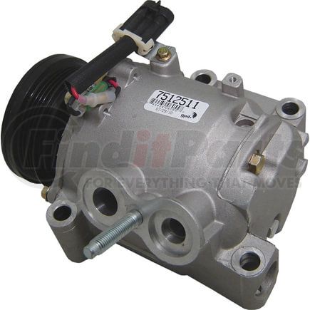 Global Parts Distributors 7512511 A/C Compressor gpd Compressor New 7512511