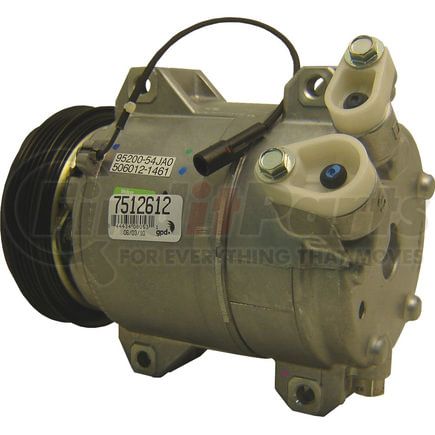7512612 by GLOBAL PARTS DISTRIBUTORS - gpd Compressor New 7512612