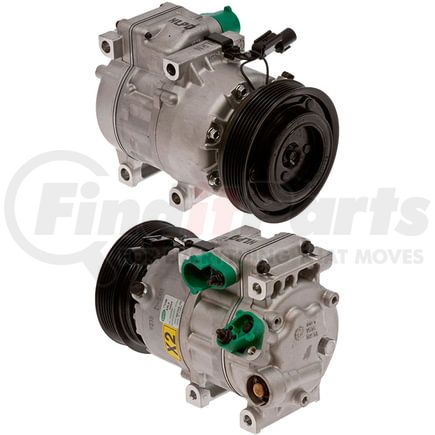 Global Parts Distributors 7512849 A/C Compressor gpd Compressor New 7512849