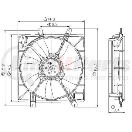600730 by GLOBAL PARTS DISTRIBUTORS