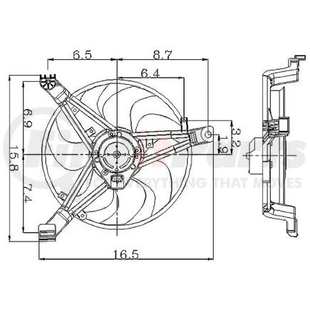 610290 by GLOBAL PARTS DISTRIBUTORS