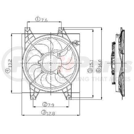 Global Parts Distributors 610570