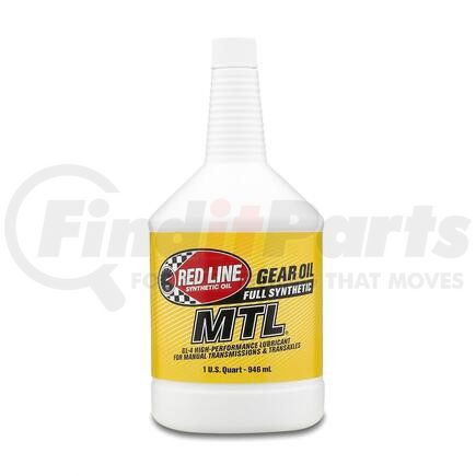 50204 by RED LINE SYNTHETIC OIL - MTL® Transmission Gear Oil - 1 Quart, Full Synthetic