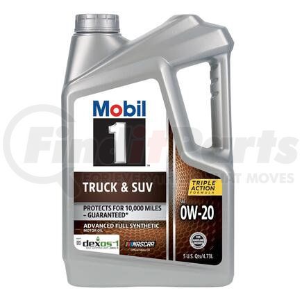 124593 by MOBIL OIL - Engine Oil - Advanced Full Synthetic, SAE 0W-20, 5 Quarts, Truck and SUV