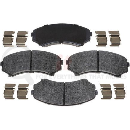 17D867CH by ACDELCO - Disc Brake Pad Set - Front, Bonded, Ceramic, Original Part Design