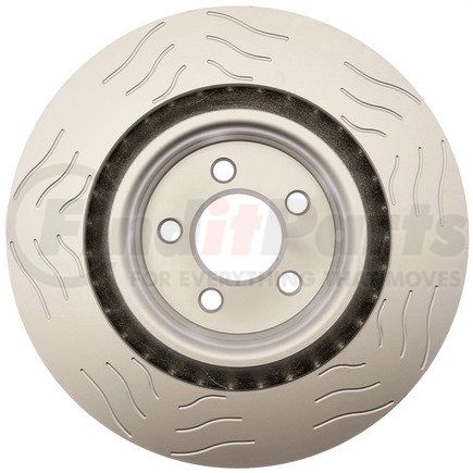 18A2695SD by ACDELCO - Disc Brake Rotor - 5 Lug Holes, Cast Iron Slotted, Vented, Front