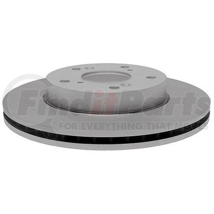 18A2851AC by ACDELCO - Disc Brake Rotor - 5 Lug Holes, Cast Iron, Coated, Plain Vented, Front