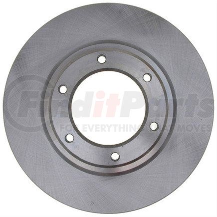 18A606A by ACDELCO - Disc Brake Rotor - 6 Lug Holes, Cast Iron, Non-Coated, Plain, Vented, Front