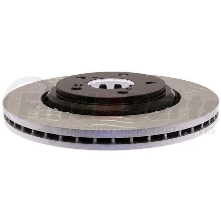 18A81053SD by ACDELCO - Disc Brake Rotor - 5 Lug Holes, Cast Iron Slotted, Vented, Front