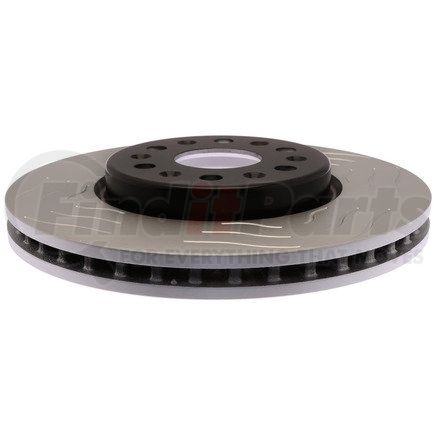 18A82061SD by ACDELCO - Disc Brake Rotor - 6 Lug Holes, Cast Iron Slotted, Vented, Front