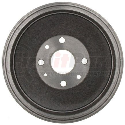 18B387 by ACDELCO - Brake Drum - Rear, Turned, Cast Iron, Regular, Plain Cooling Fins