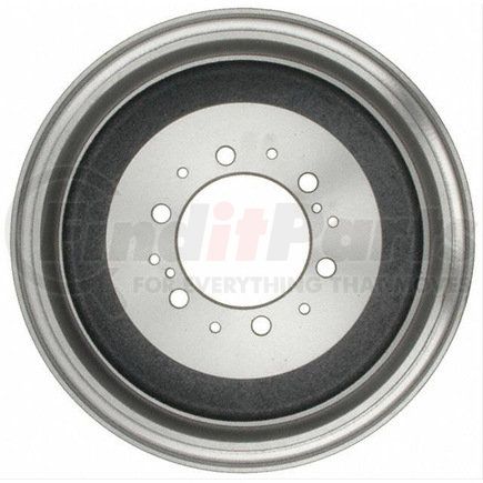 18B575 by ACDELCO - Brake Drum - Rear, Turned, Cast Iron, Regular, Plain Cooling Fins