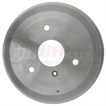 18B580 by ACDELCO - Brake Drum - Rear, Turned, Cast Iron, Regular, Plain Cooling Fins