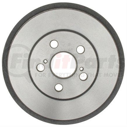 18B587 by ACDELCO - Brake Drum - Rear, Turned, Cast Iron, Regular, Plain Cooling Fins
