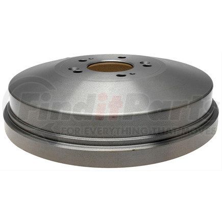 18B593 by ACDELCO - Brake Drum - Rear, Turned, Cast Iron, Regular, Plain Cooling Fins