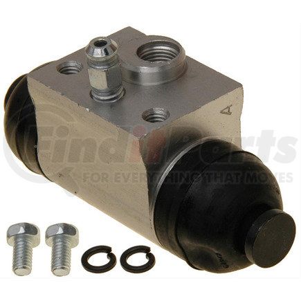 18E1429 by ACDELCO - Drum Brake Wheel Cylinder - Bolted, with Bleeder Screw and Bleeder Screw Cap