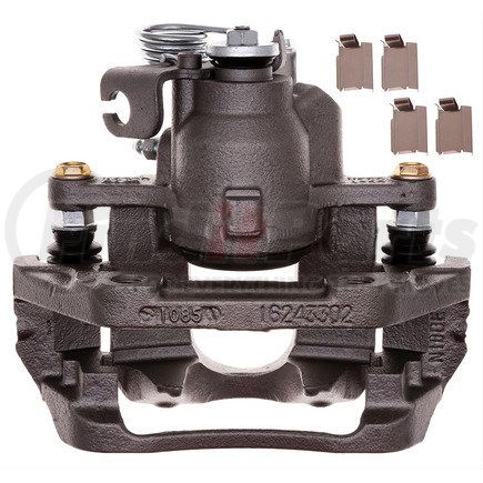 18FR12473 by ACDELCO - Disc Brake Caliper - Black, Semi-Loaded, Floating, Uncoated, Regular Grade