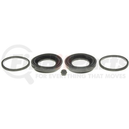 18H1154 by ACDELCO - Disc Brake Caliper Seal Kit - Rubber, Square O-Ring, Black Seal