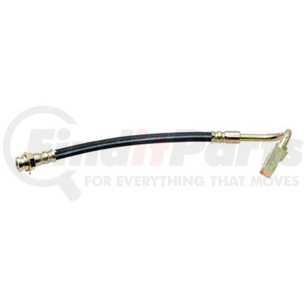 18J354 by ACDELCO - Brake Hydraulic Hose - 11.38", Black, Silver, Corrosion Resistant Steel