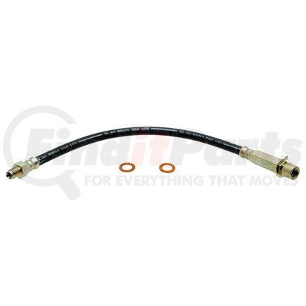 18J36565 by ACDELCO - Brake Hydraulic Hose - Black, Gold, Female and Male, With Gaskets