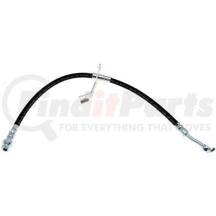 18J383453 by ACDELCO - Brake Hydraulic Hose - 21.6", Black, Silver, Corrosion Resistant Steel