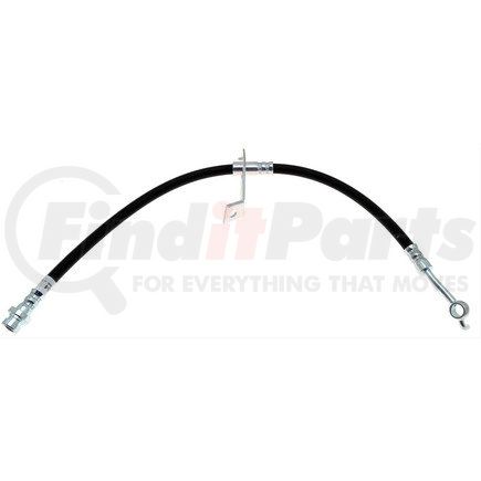 18J383454 by ACDELCO - Brake Hydraulic Hose - 21.6", Black, Silver, Corrosion Resistant Steel