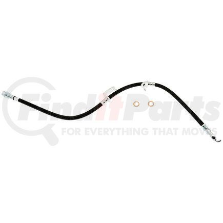 18J4154 by ACDELCO - Brake Hydraulic Hose - 28.1" Corrosion Resistant Steel, EPDM Rubber