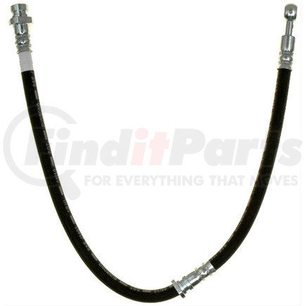 18J4444 by ACDELCO - Brake Hydraulic Hose - 20.7", Black, Silver, Corrosion Resistant Steel