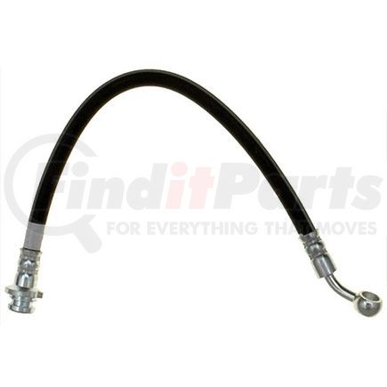 18J4455 by ACDELCO - Brake Hydraulic Hose - 14.2", Black, Silver, Corrosion Resistant Steel