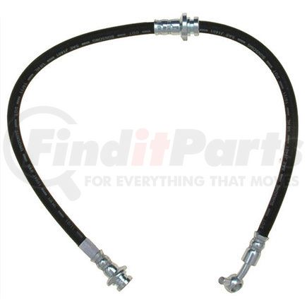 18J4643 by ACDELCO - Brake Hydraulic Hose - 24.8" Black, Corrosion Resistant Steel, EPDM Rubber