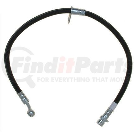 18J4686 by ACDELCO - Brake Hydraulic Hose - 23.5" Black, Corrosion Resistant Steel, EPDM Rubber