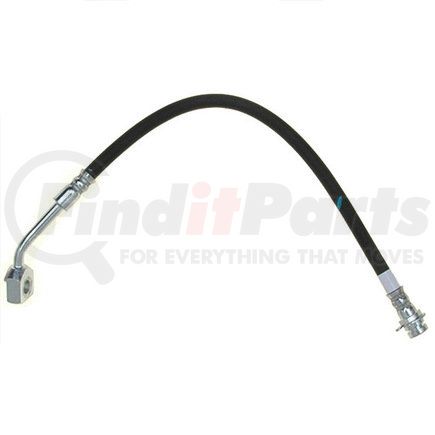 18J4677 by ACDELCO - Brake Hydraulic Hose - 17", Black, Silver, Corrosion Resistant Steel
