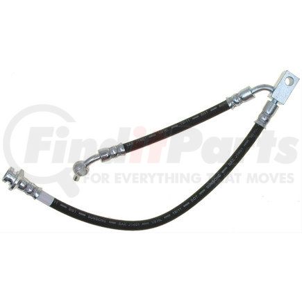 18J4719 by ACDELCO - Brake Hydraulic Hose - 21.2" Black, Corrosion Resistant Steel, EPDM Rubber