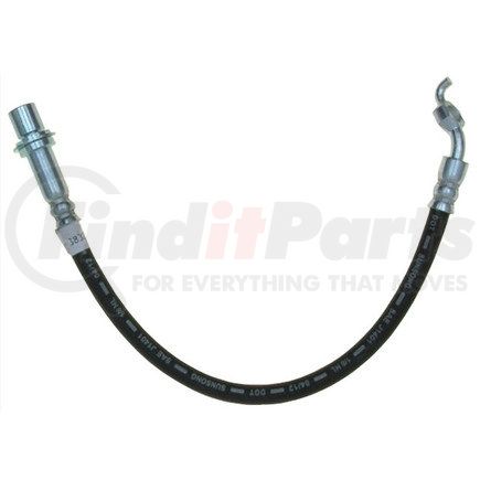 18J4796 by ACDELCO - Brake Hydraulic Hose - 14.29" Black, Corrosion Resistant Steel, EPDM Rubber