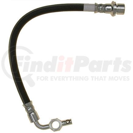 18J4846 by ACDELCO - Brake Hydraulic Hose - 11.02" Black, Corrosion Resistant Steel, EPDM Rubber