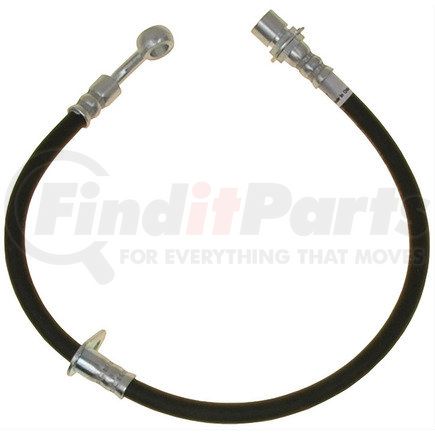 18J4894 by ACDELCO - Brake Hydraulic Hose - 20.51", Black, Silver, Corrosion Resistant Steel