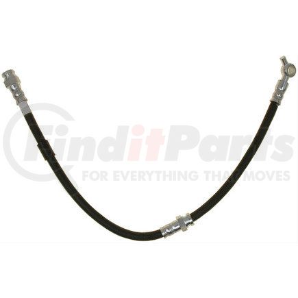 18J4866 by ACDELCO - Brake Hydraulic Hose - 19.53" Black, Corrosion Resistant Steel, EPDM Rubber
