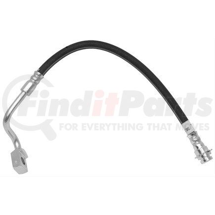 18J4915 by ACDELCO - Brake Hydraulic Hose - 19.4", Black, Silver, Corrosion Resistant Steel