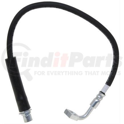 18J4934 by ACDELCO - Brake Hydraulic Hose - 20.47", Black, Silver, Corrosion Resistant Steel