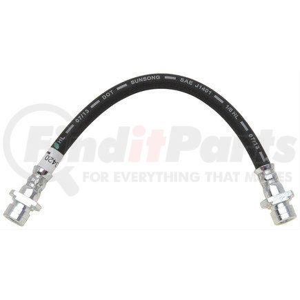 18J4937 by ACDELCO - Brake Hydraulic Hose - 10.9" Corrosion Resistant Steel, EPDM Rubber