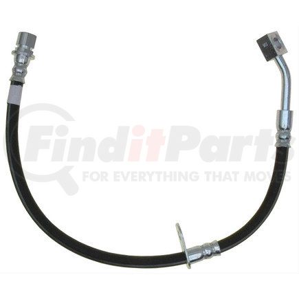 18J4927 by ACDELCO - Brake Hydraulic Hose - Black, Silver, Corrosion Resistant Steel