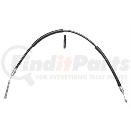 18P1604 by ACDELCO - Parking Brake Cable - Rear, 33.80", Fixed Wire Stop End, Steel