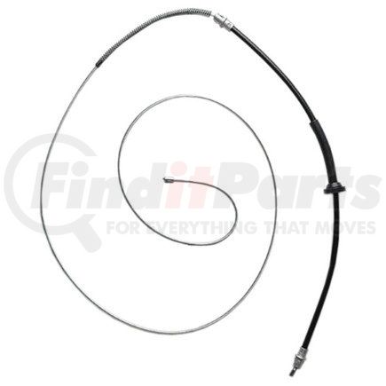 18P1559 by ACDELCO - Parking Brake Cable - Front, 97.90", Fixed Wire Stop End, Steel