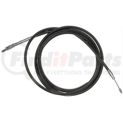 18P2126 by ACDELCO - Parking Brake Cable - Front, 138.90", Fixed Wire Stop End, Steel