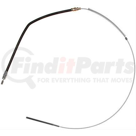 18P2242 by ACDELCO - Parking Brake Cable - Front, 52.40", Threaded End 1, Fixed Wire Stop End 2