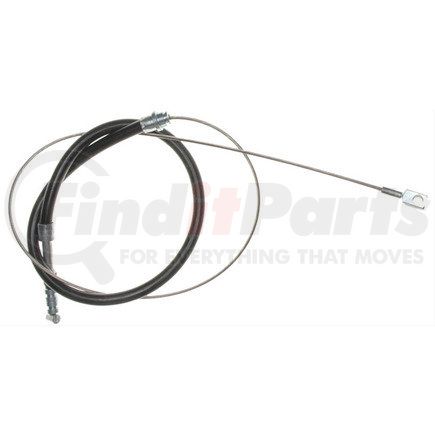 18P2590 by ACDELCO - Parking Brake Cable - Rear, 65.00", Fixed Wire Stop End 1, Bracket End 2, Steel
